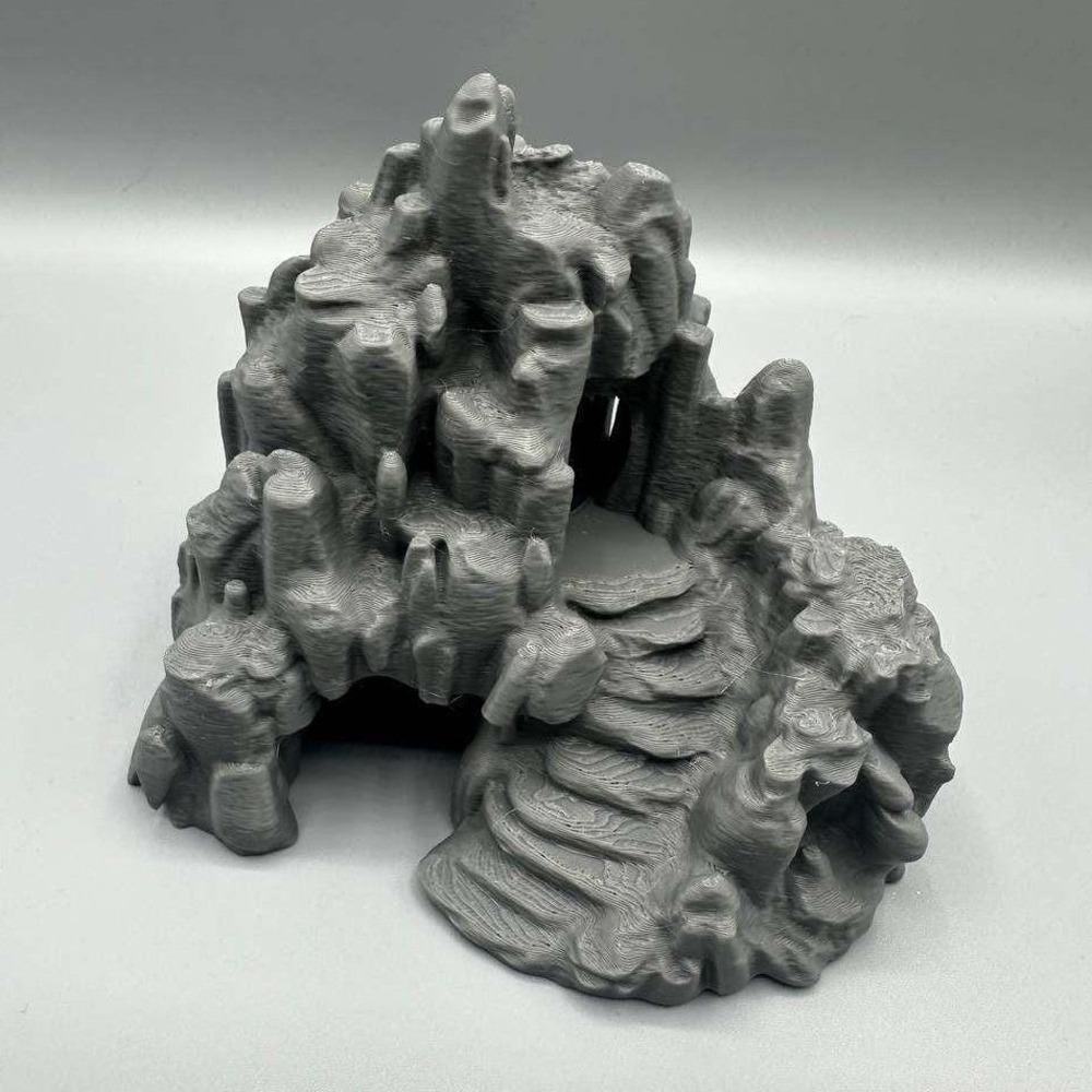 Cave Mountain Reptile Hide and Climb - Aquarium decor - DnD Terrain